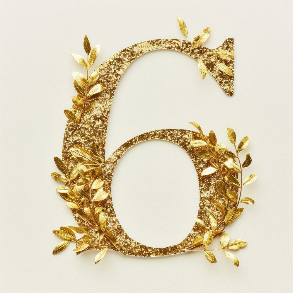 Gold jewelry number font. | Premium Photo Illustration - rawpixel