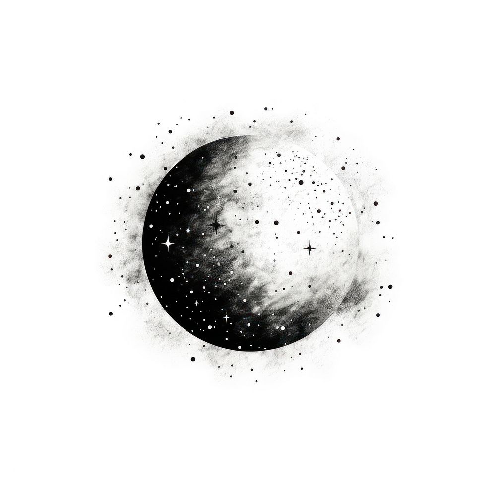Celestial planet astronomy universe drawing.