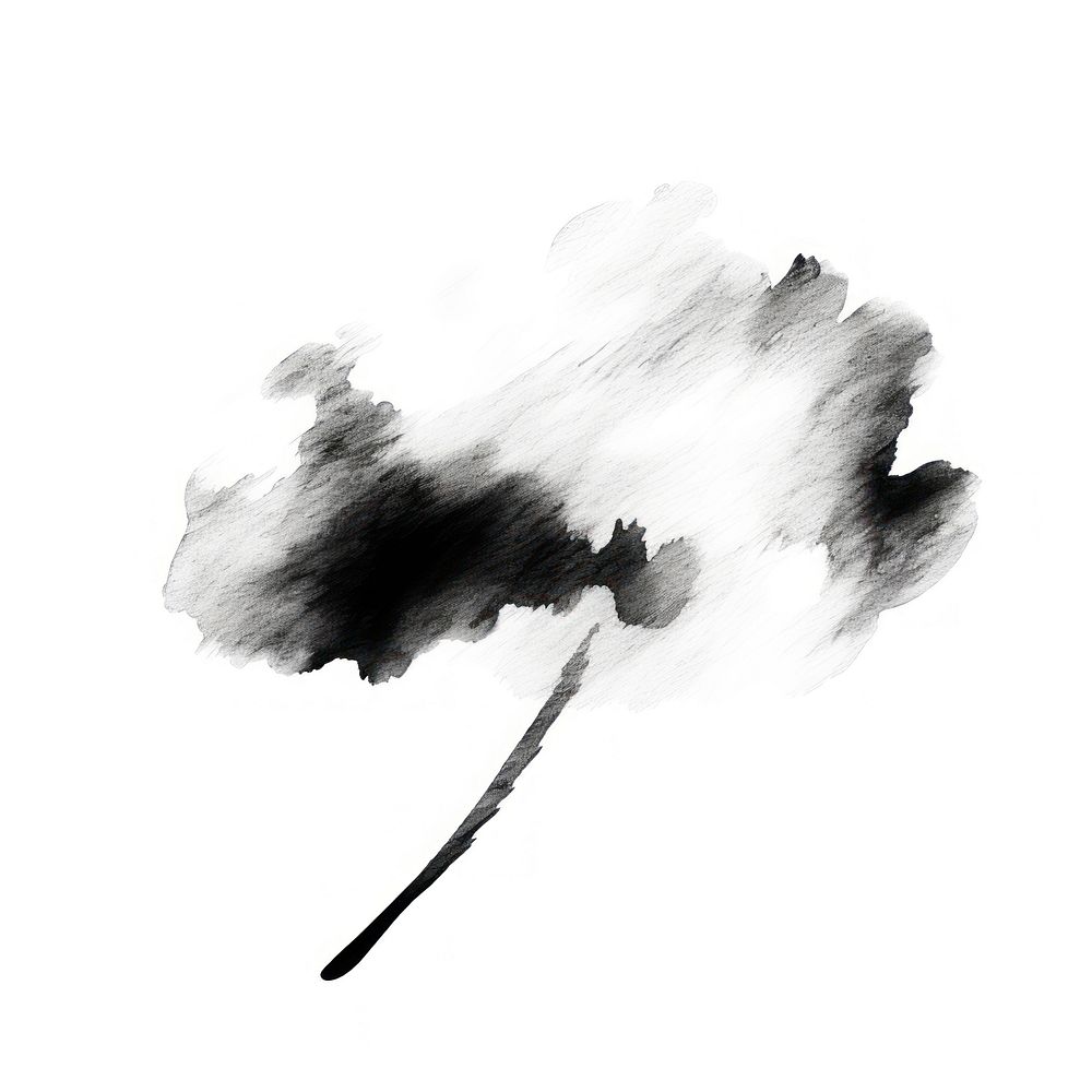 Cloud white line ink.