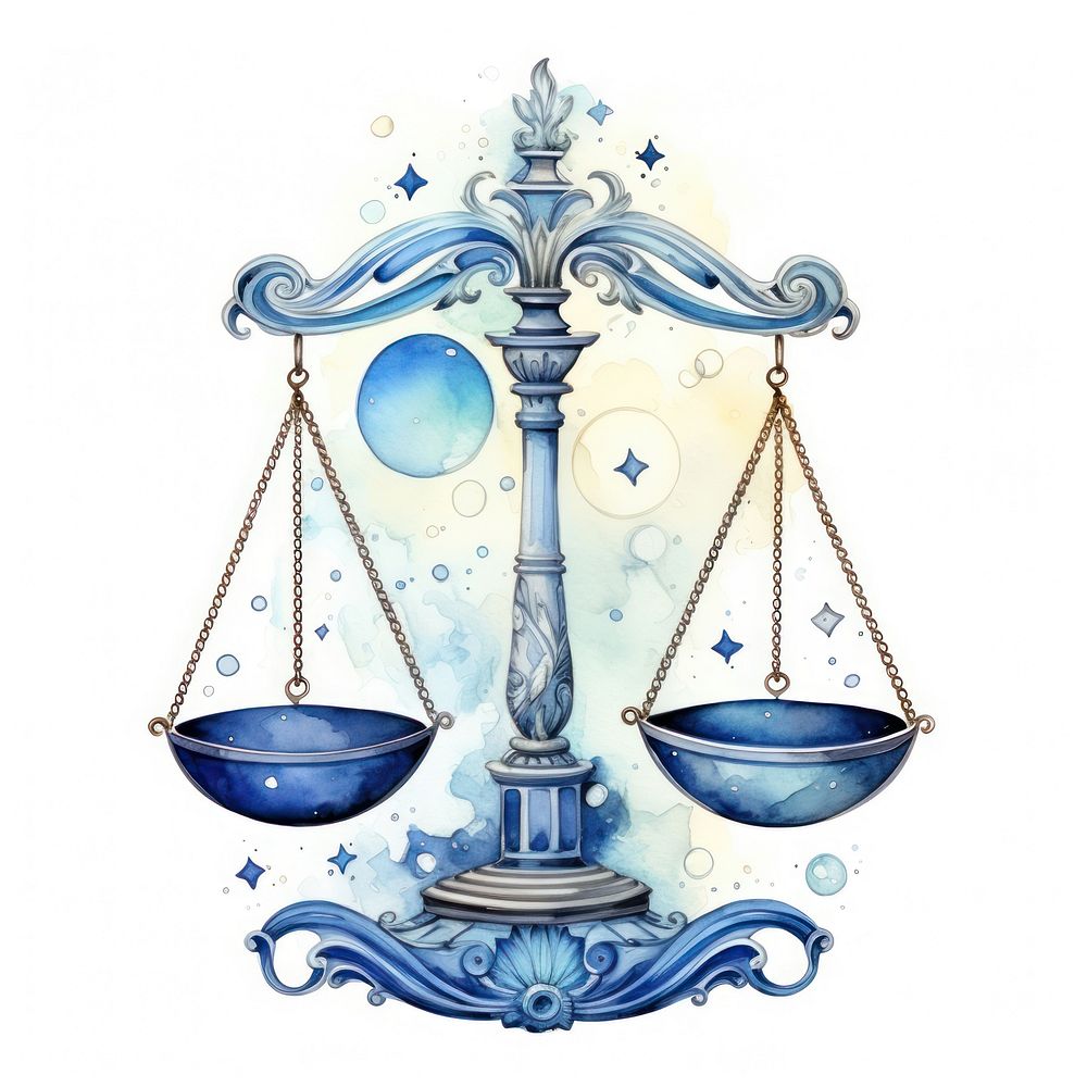 Libra horoscope scale chandelier astronomy.