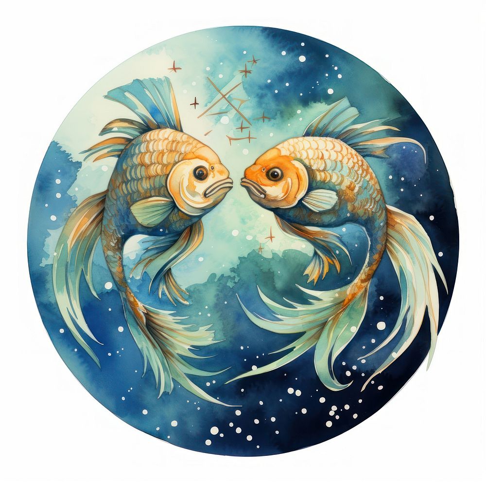 Pisces horoscope animal fish cephalopod.