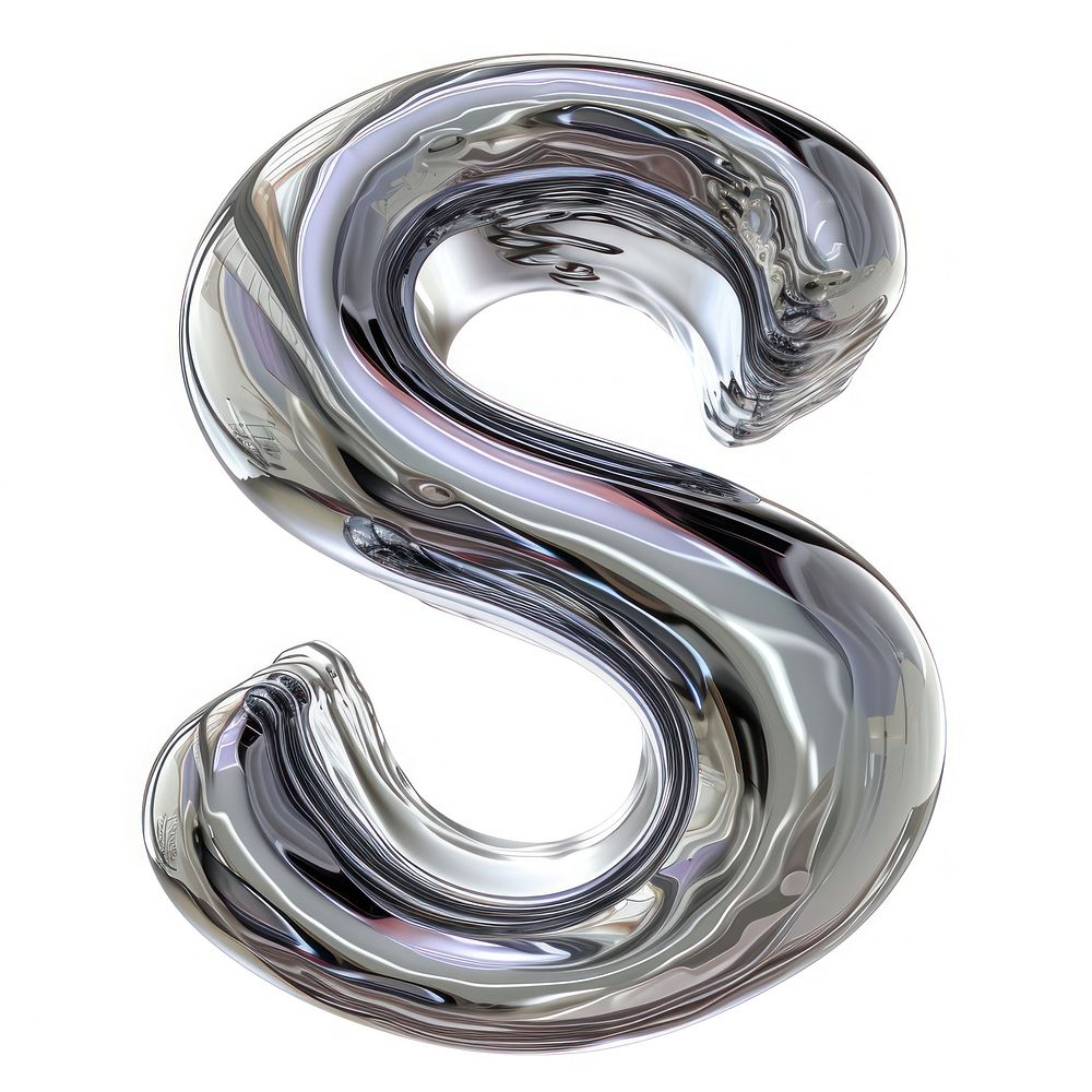 Alphabet S letter silver number | Free Photo Illustration - rawpixel