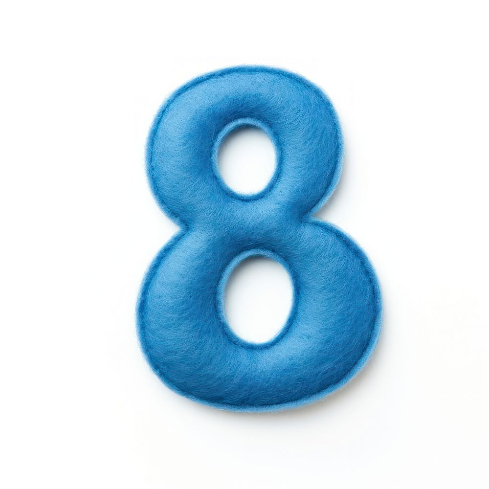 Number blue white background simplicity.