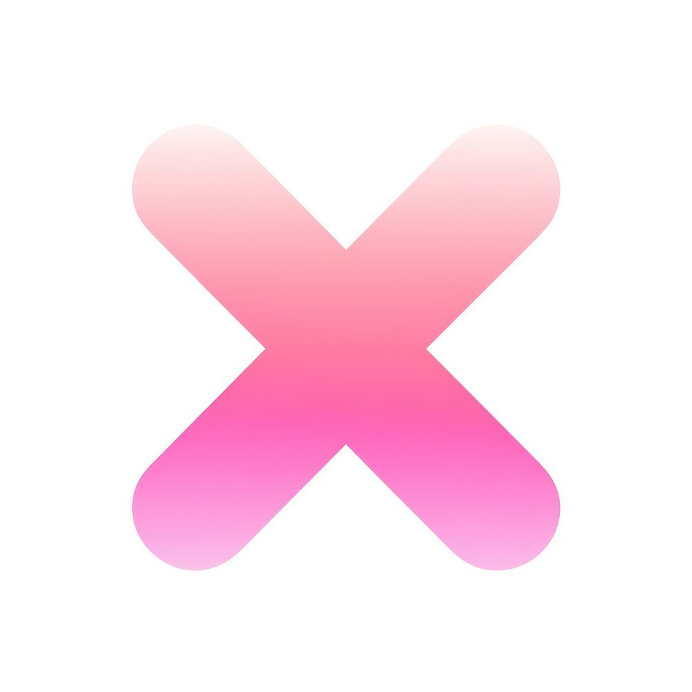 Cross shape symbol pink logo.