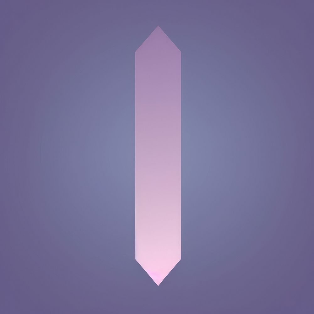 Parallelogram shape purple sign accessories.