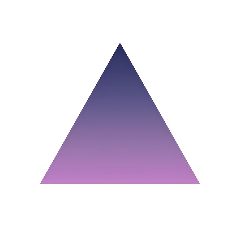 Triangle shape purple lavender pyramid.