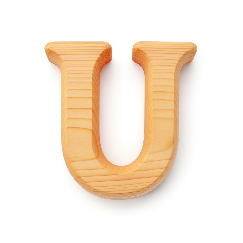 Letter U alphabet font text.