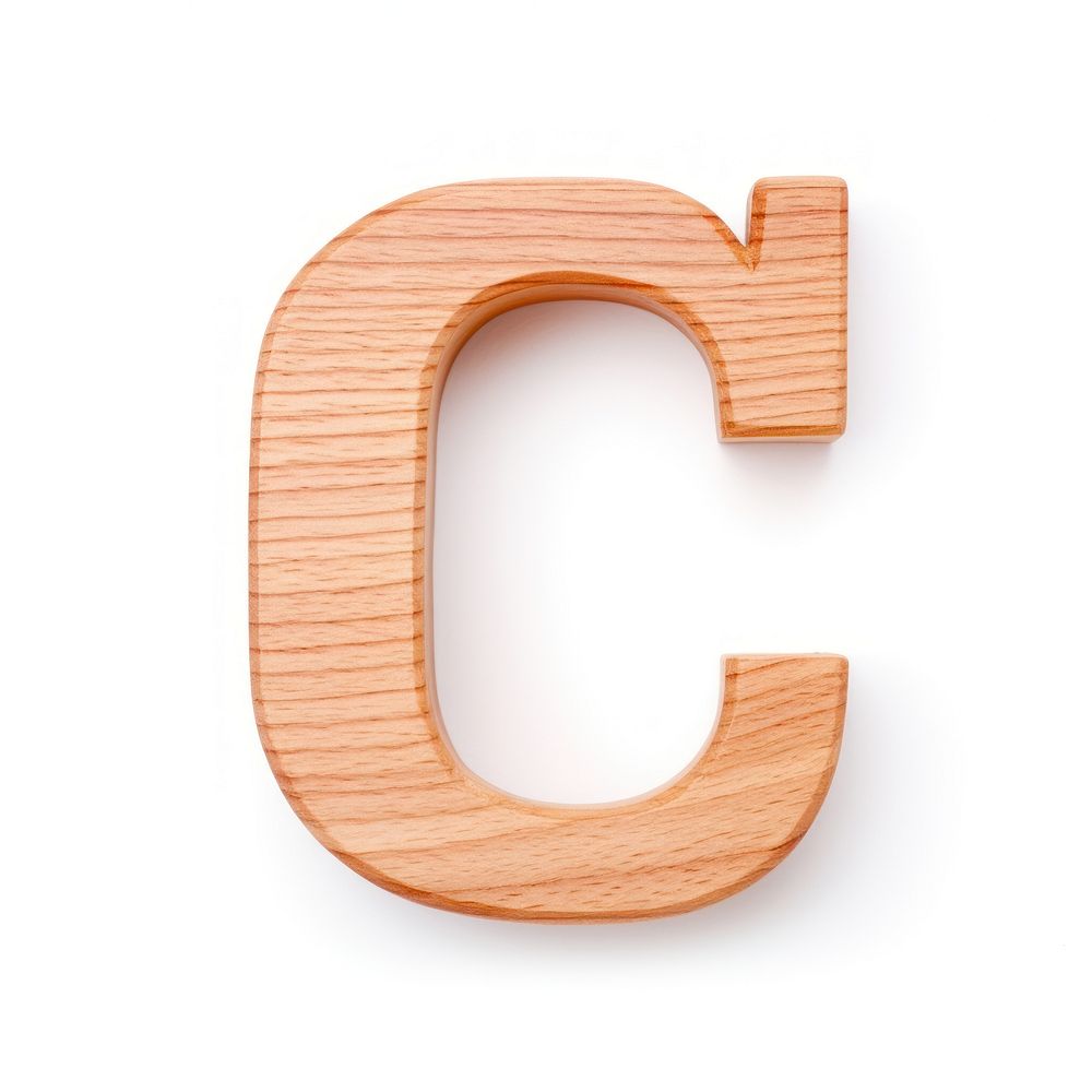 Letter C alphabet font text.