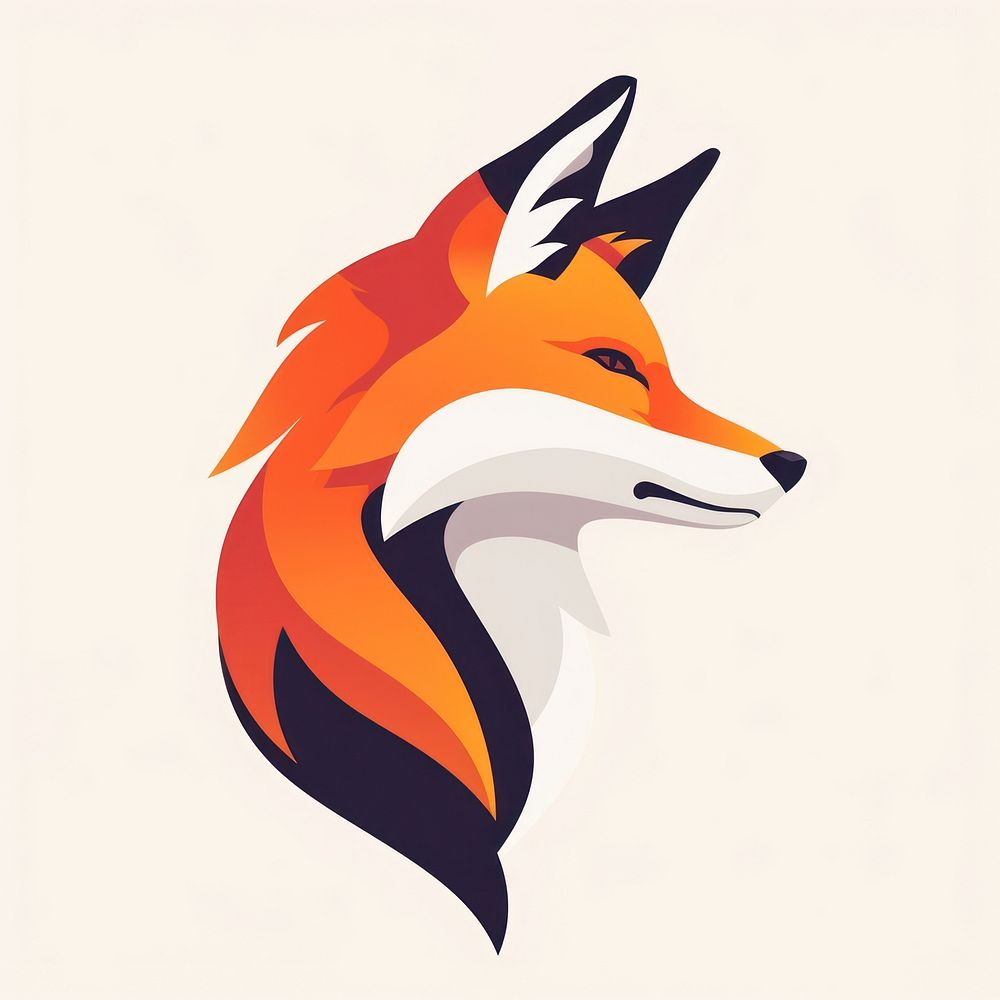 Fox Gaming Mascot logo fox animal mammal.