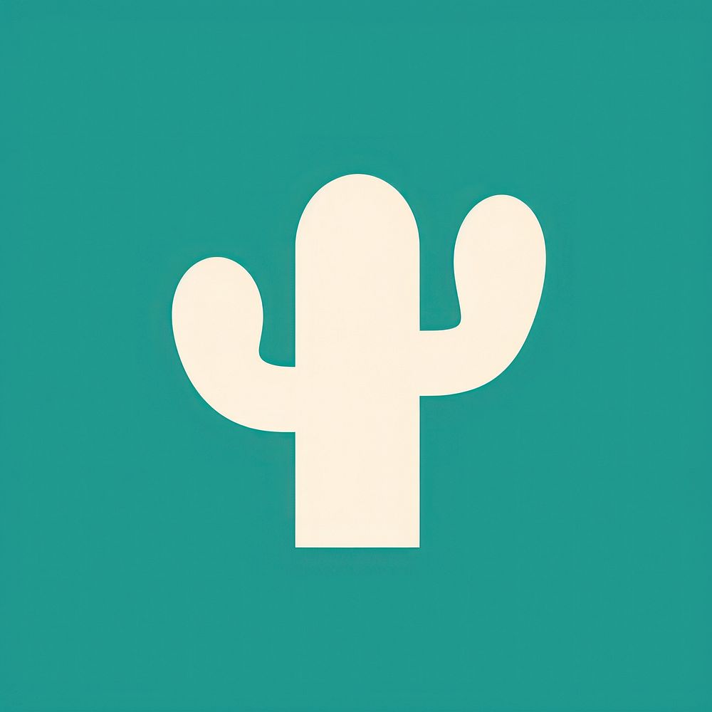 Cactus icon symbol sign logo.