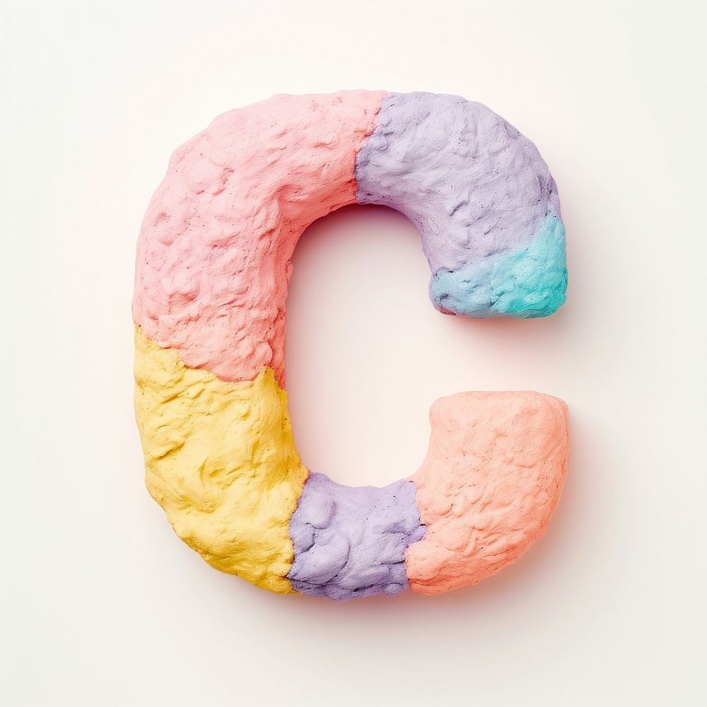 Letter C font text confectionery creativity.