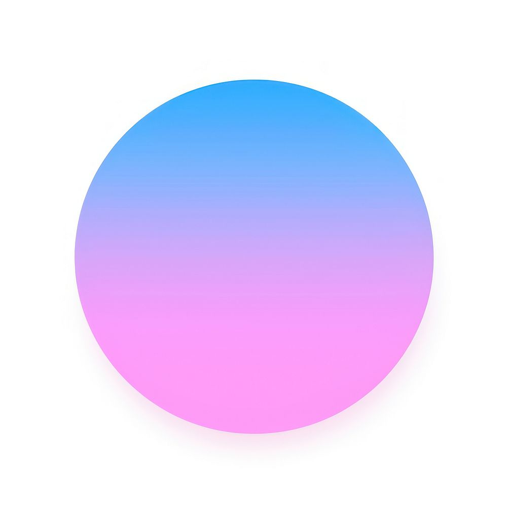 Circle shape gradient purple pink blue.