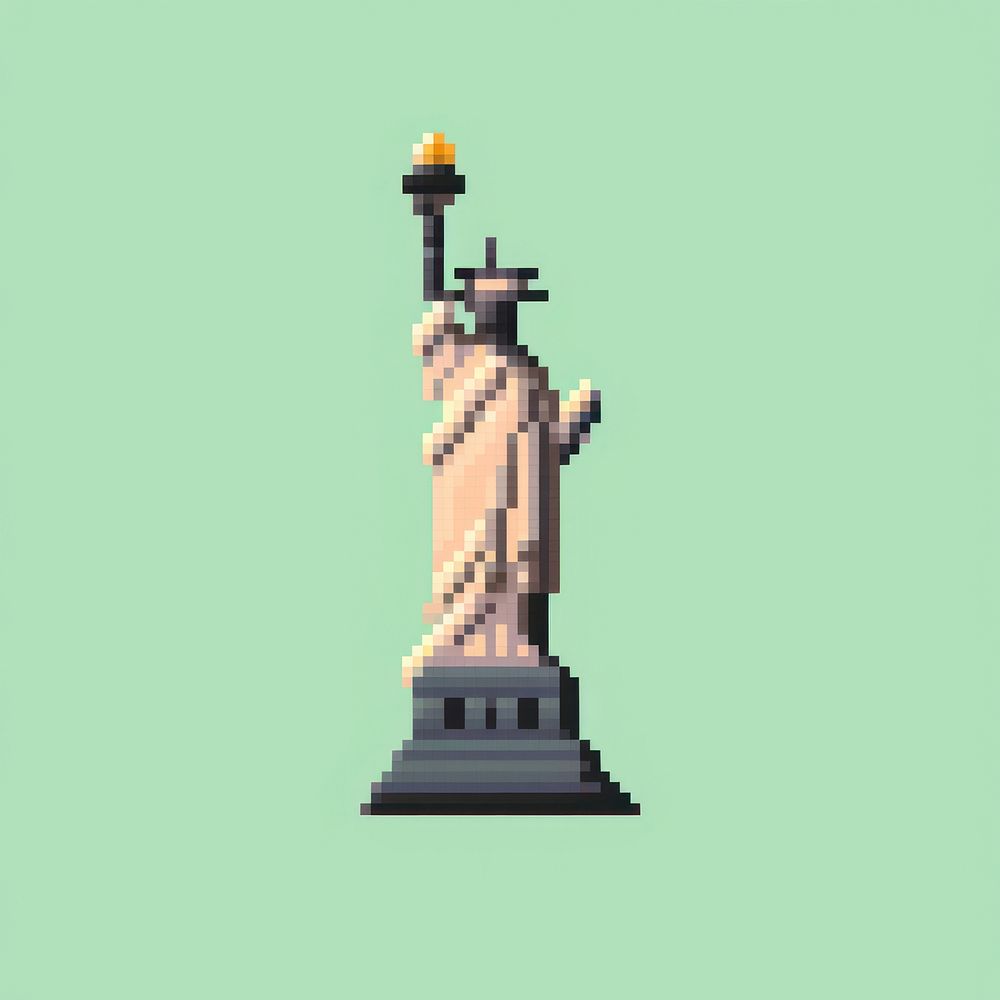 Statue of liberty art sculpture symbol.