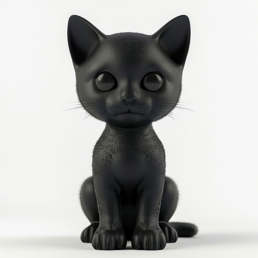 Kitten mammal animal black.