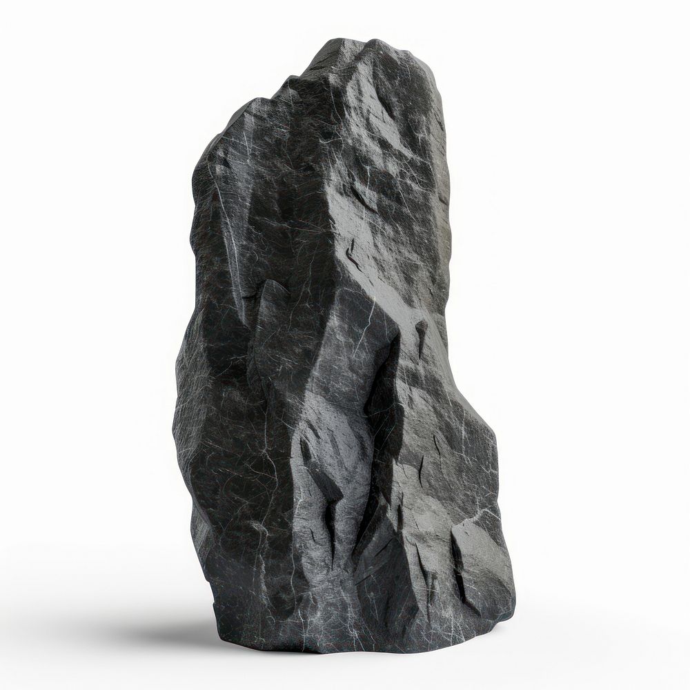 Rock black white background anthracite.