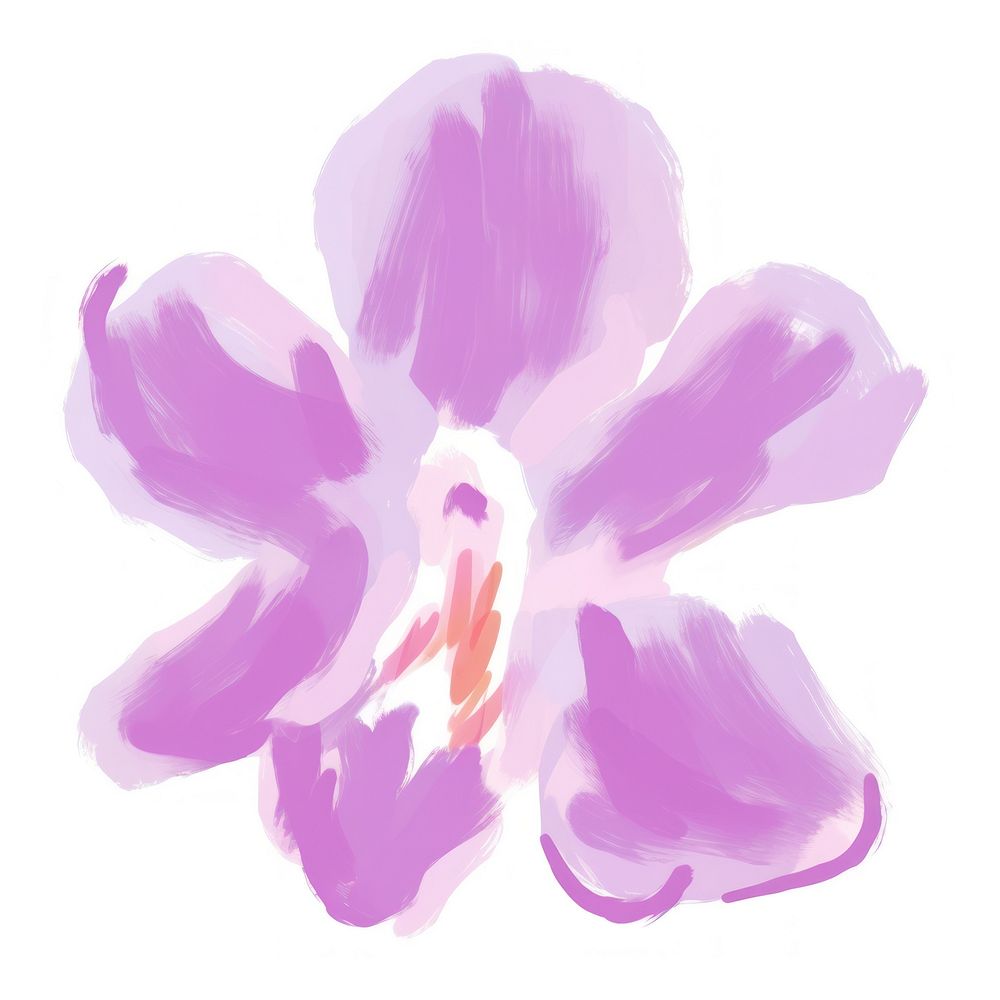 Orchid flower purple petal.