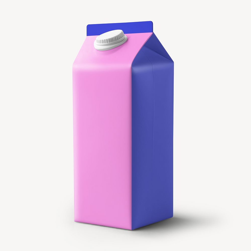 Milk carton, drink packaging design