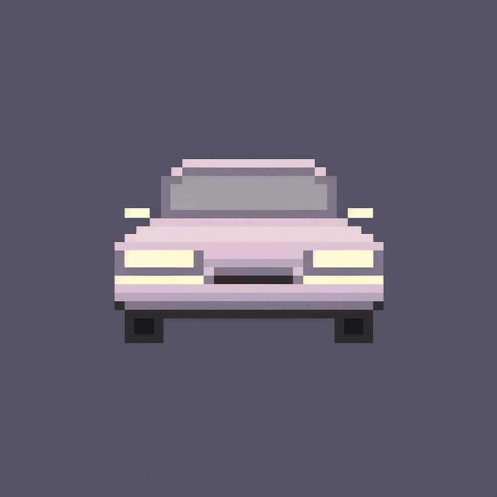 Car pixel vehicle bumper transportation.