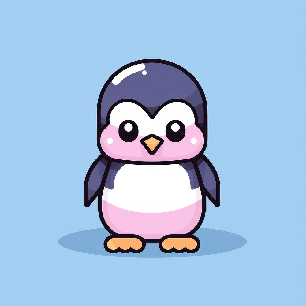 Penquin pixel penguin animal bird.