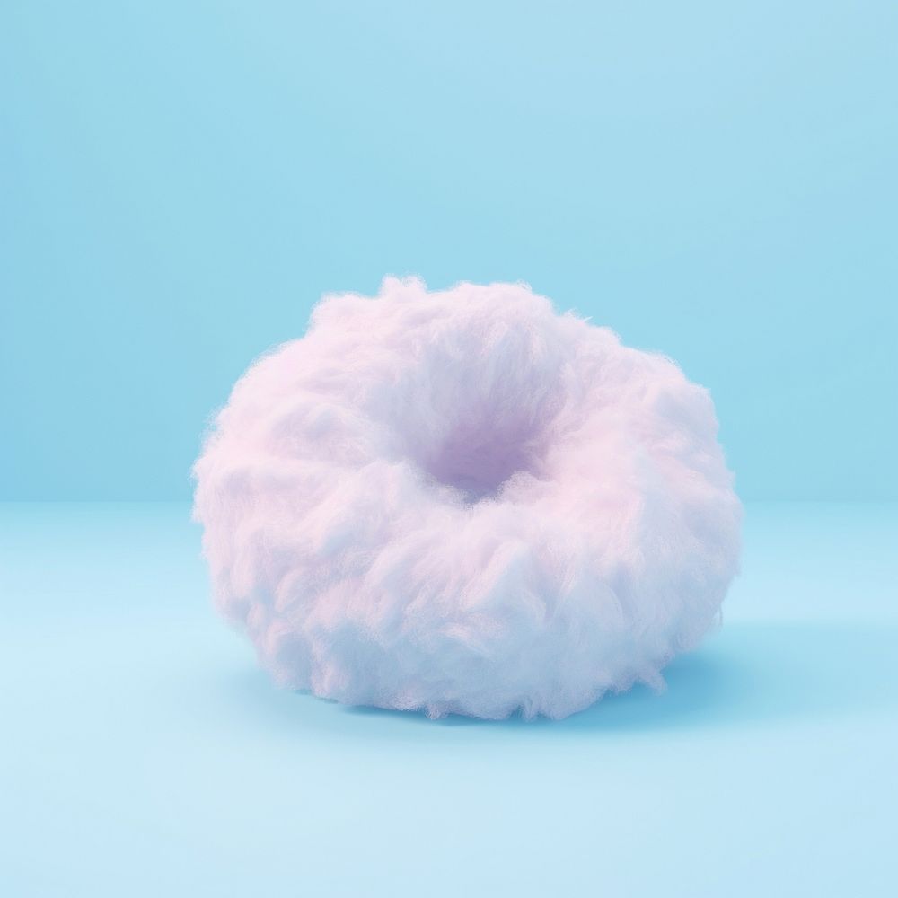 3d render of donut blue confectionery doughnut.