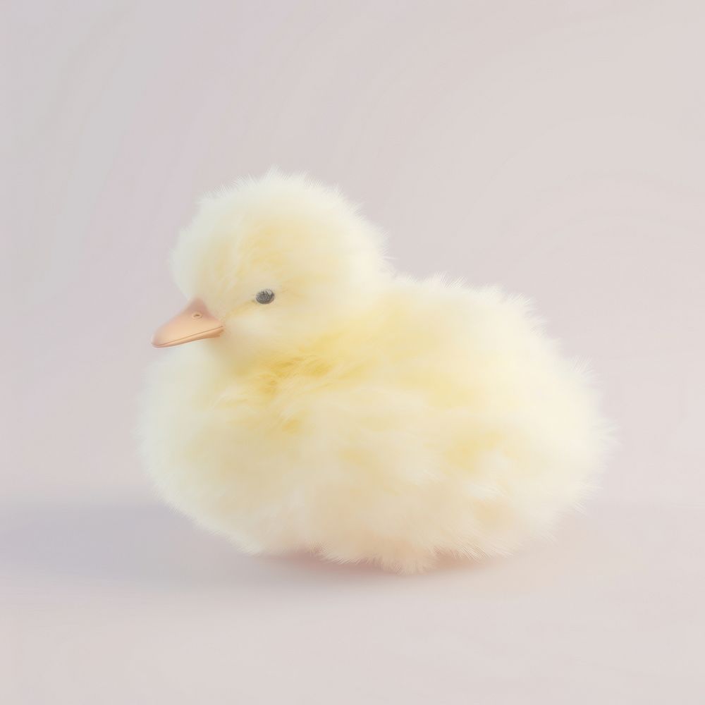 3d render of duck poultry animal yellow.