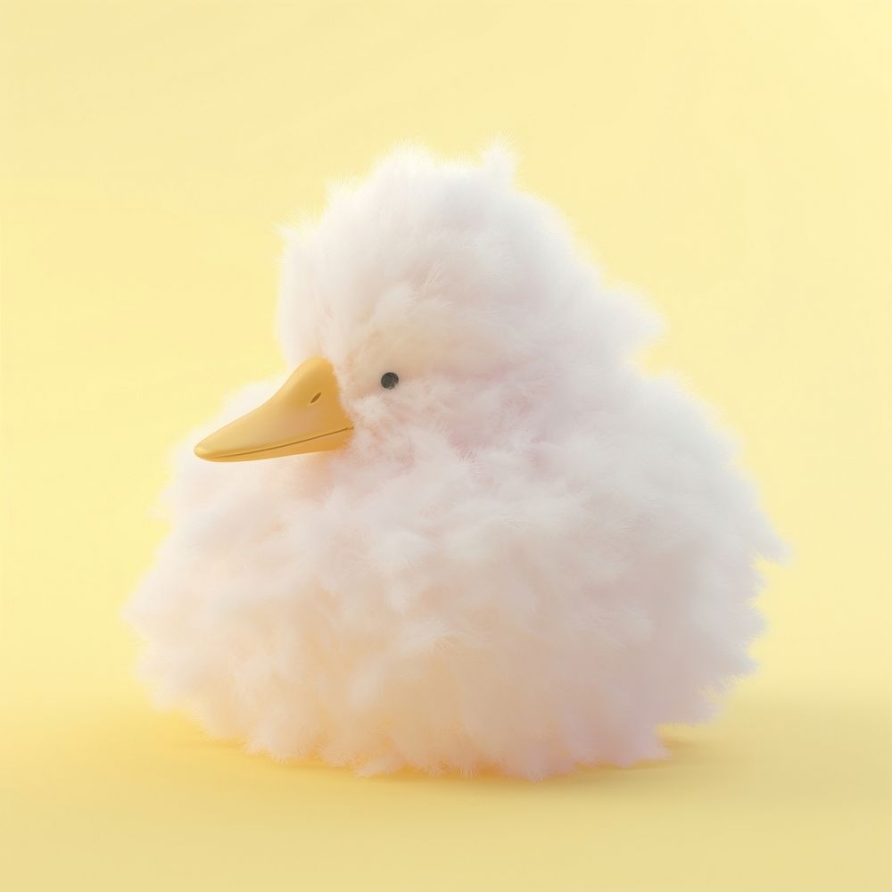3d render of duck animal yellow nature.