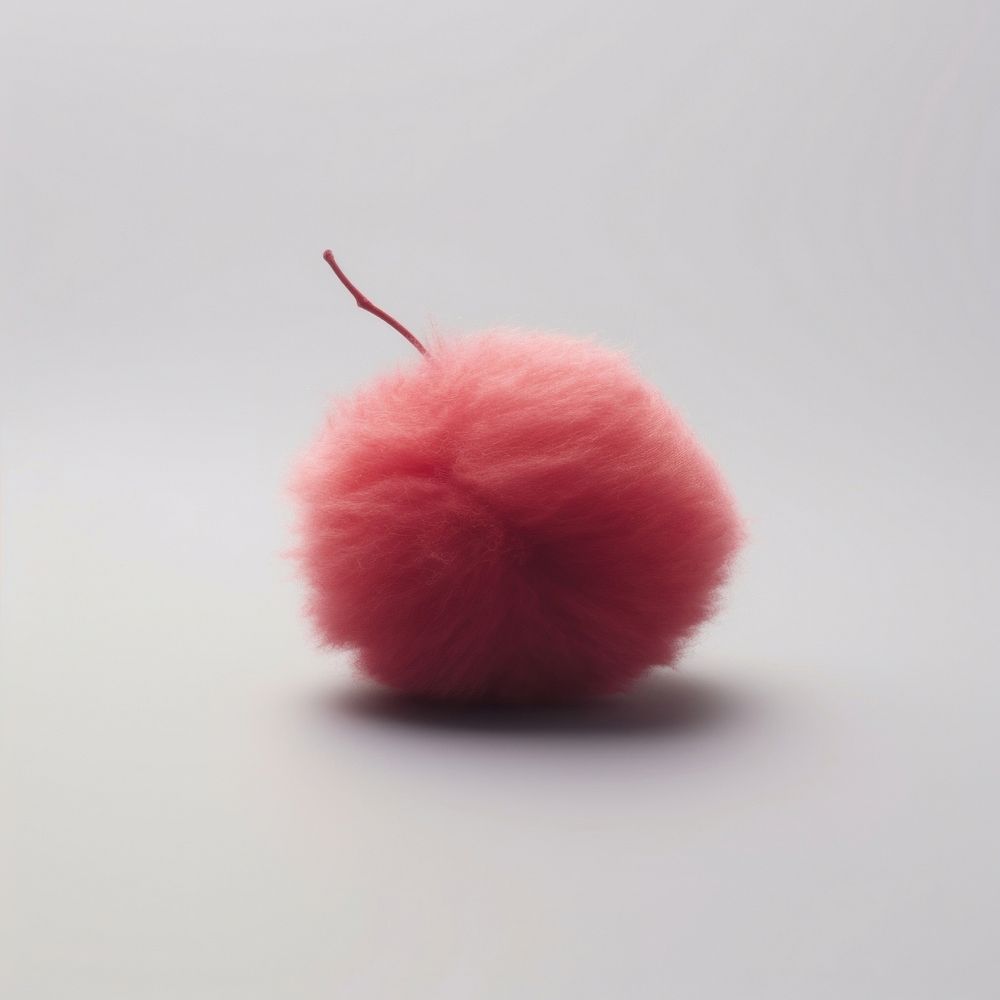 3d render of red cherry wool softness device.