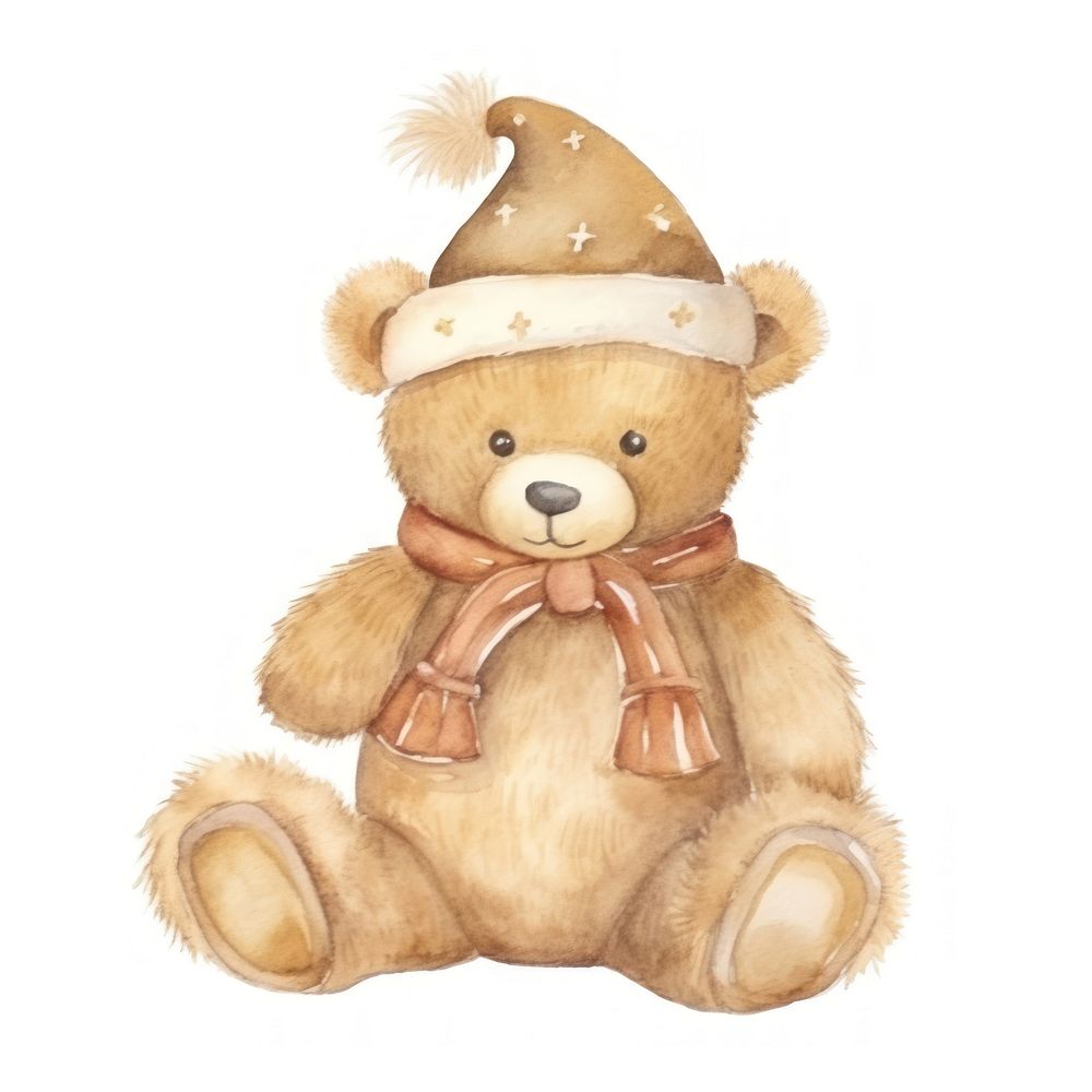 Teddy bear christmas cute toy.