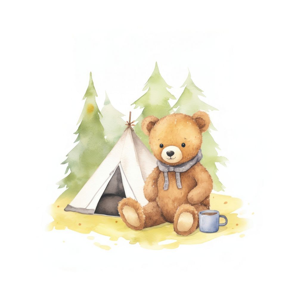 Teddy bear tent cute toy.