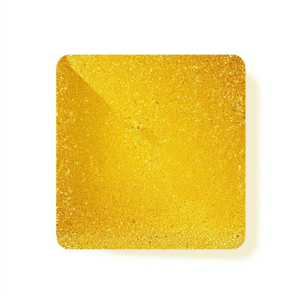 Square icon backgrounds glitter yellow.