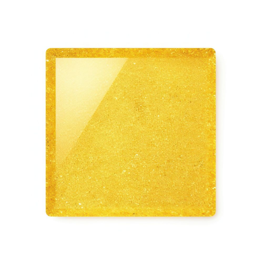 Square icon backgrounds glitter yellow.