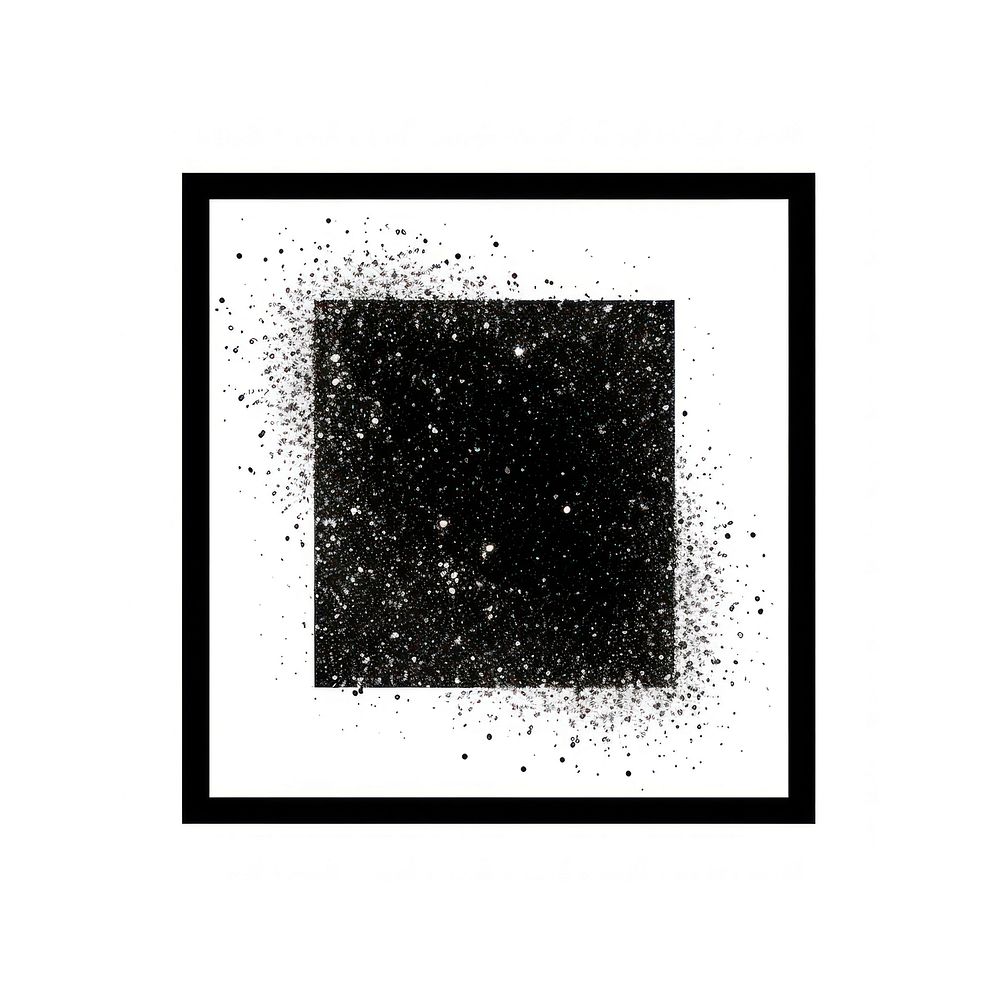 Square icon shape black white background.