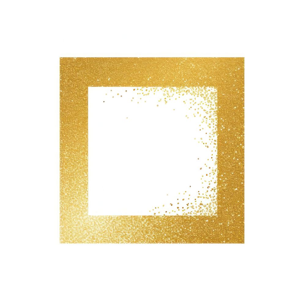 Square icon gold backgrounds shape.