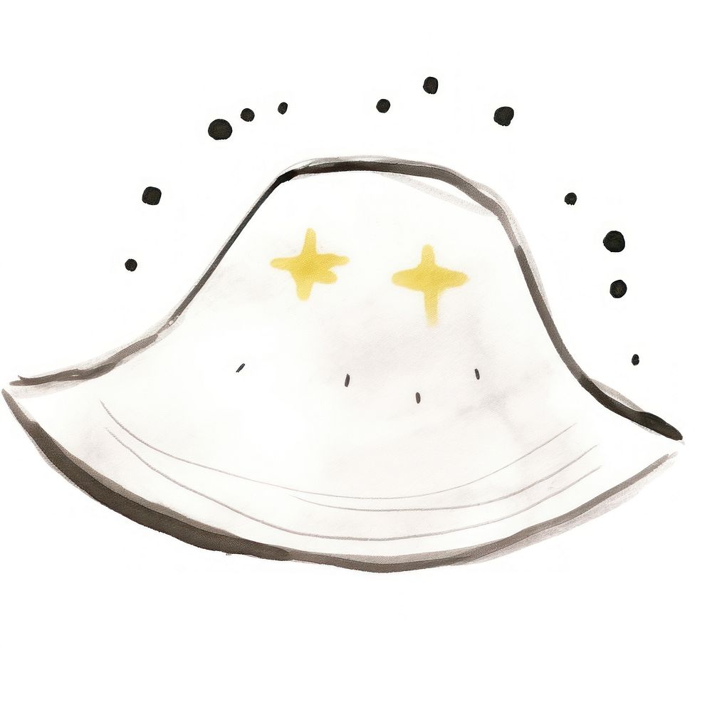 Mexican style hat white background invertebrate clothing.