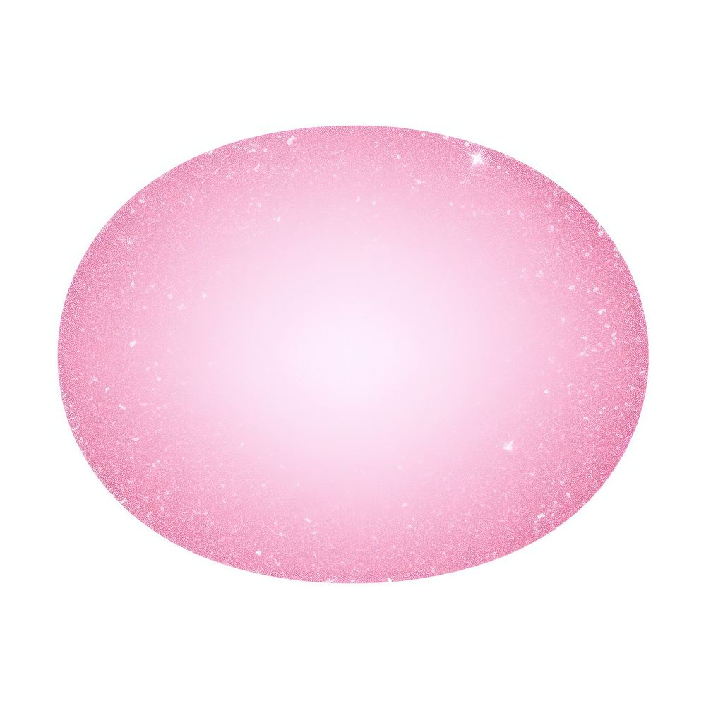 Oval icon glitter sphere shape.