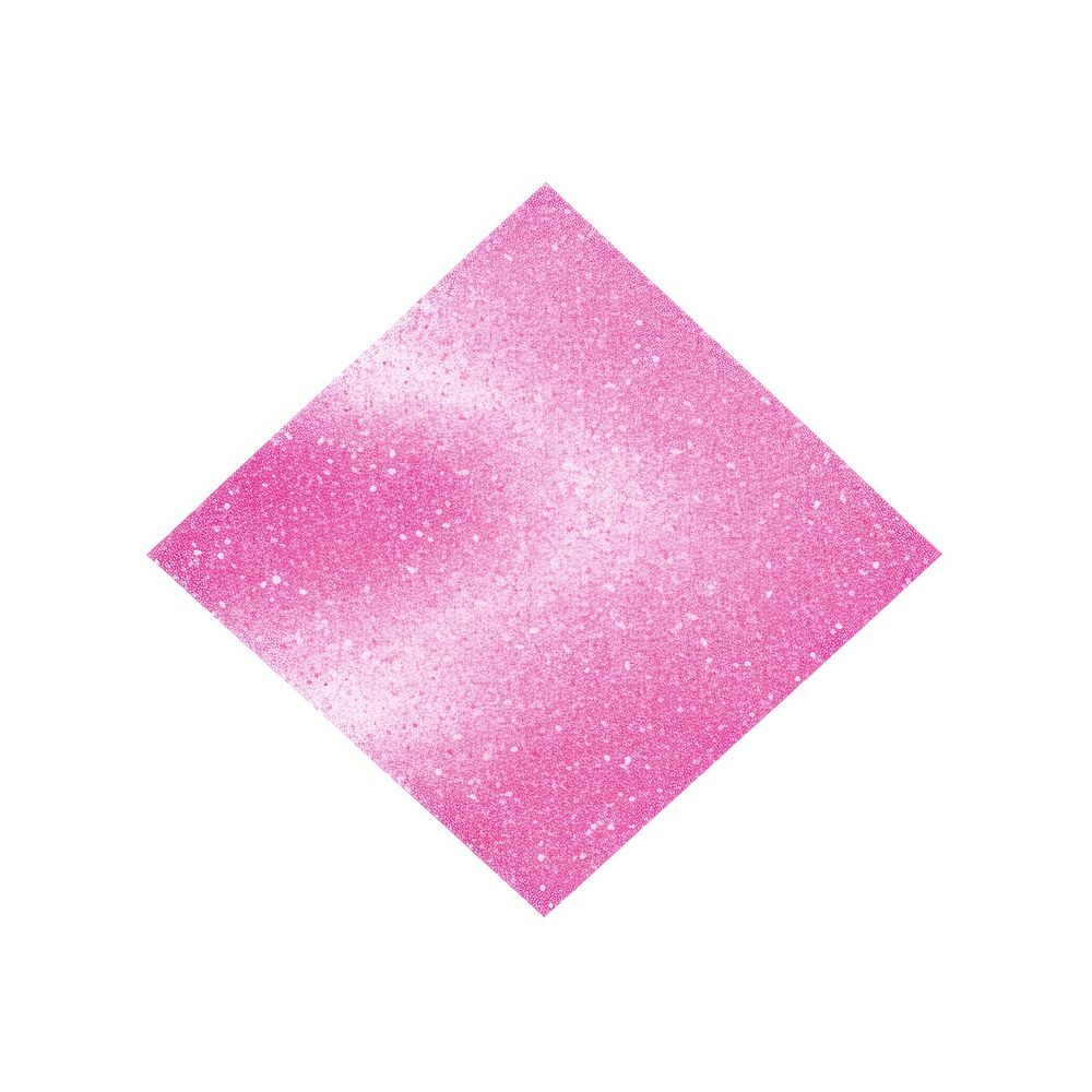 Pentagon icon glitter shape pink.