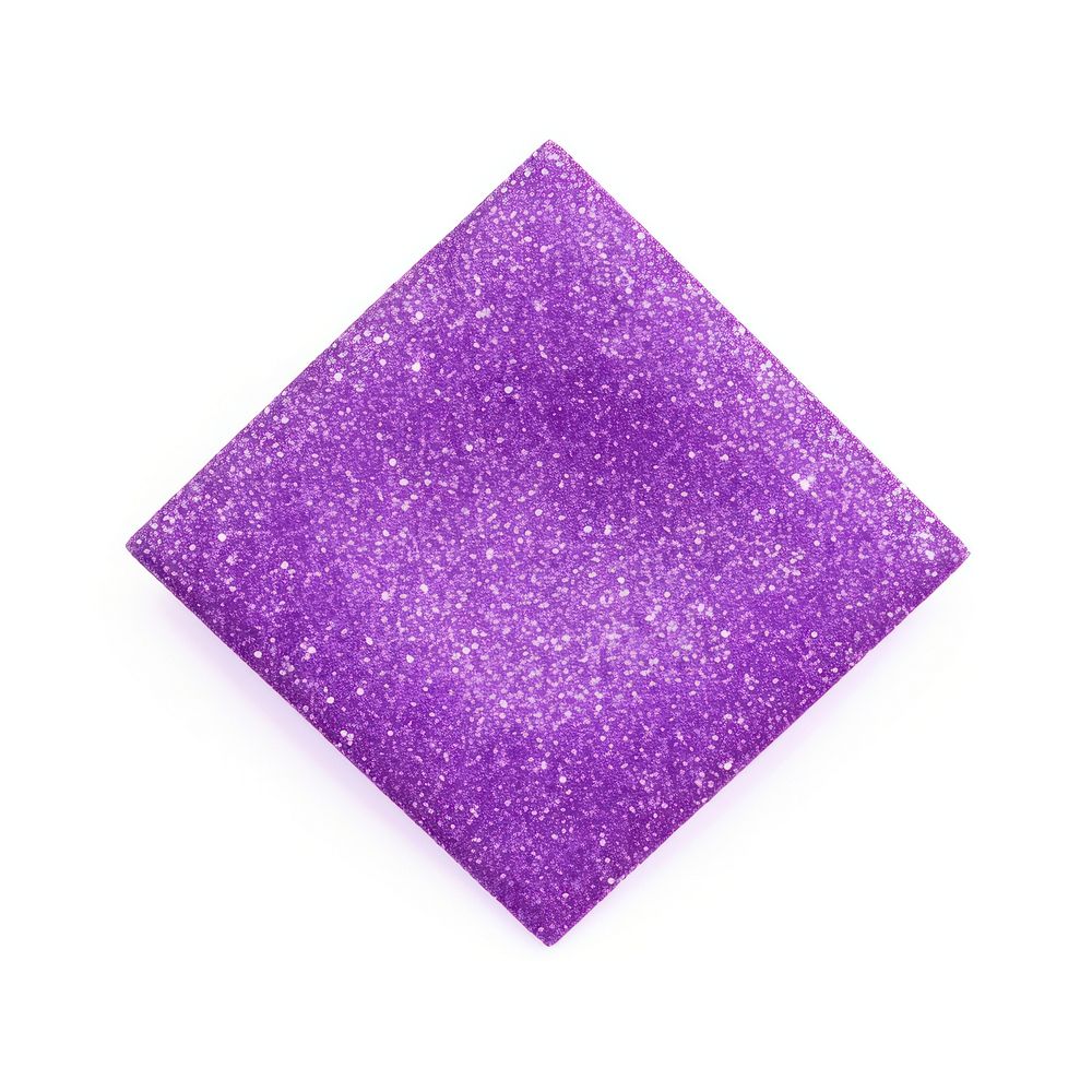 Square icon glitter purple shape.