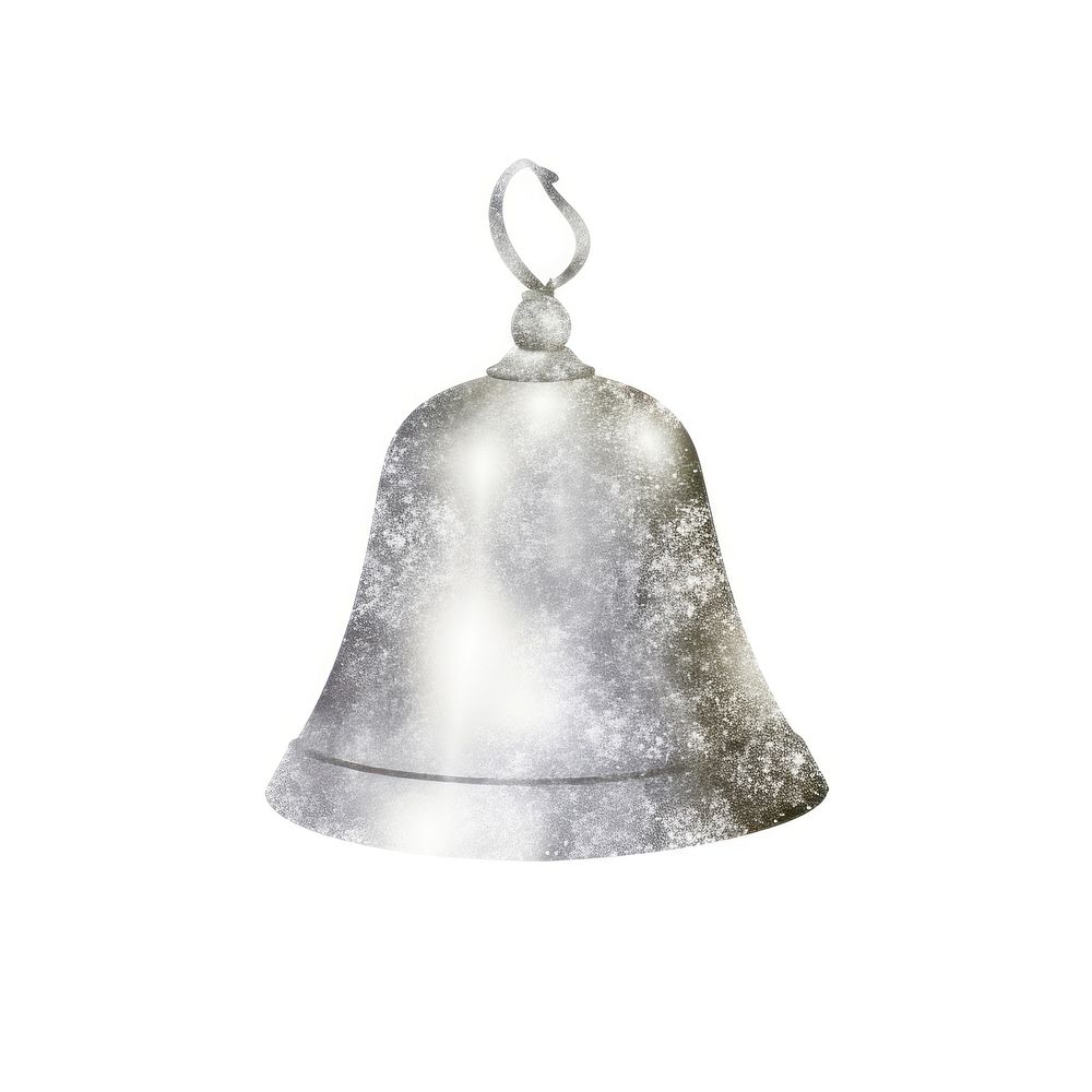 Bell icon white background chandelier lighting.