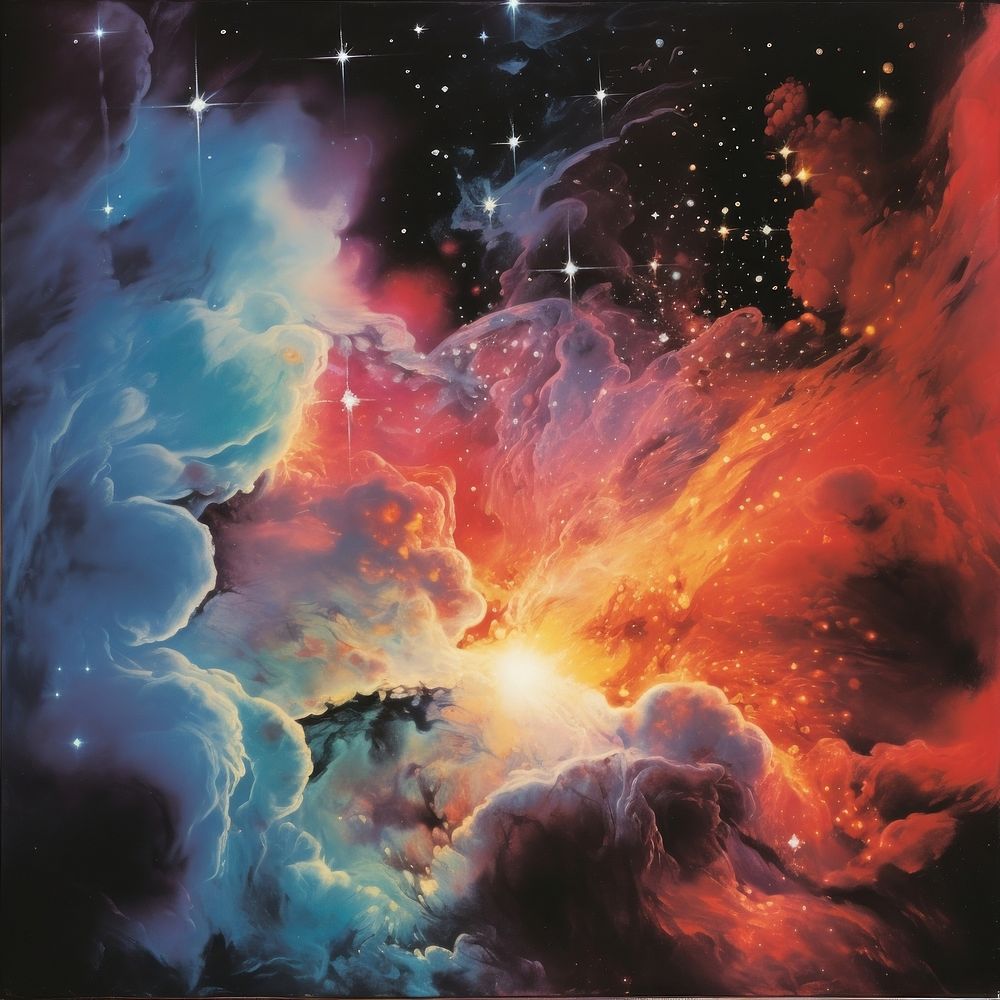 Nebula astronomy universe space.