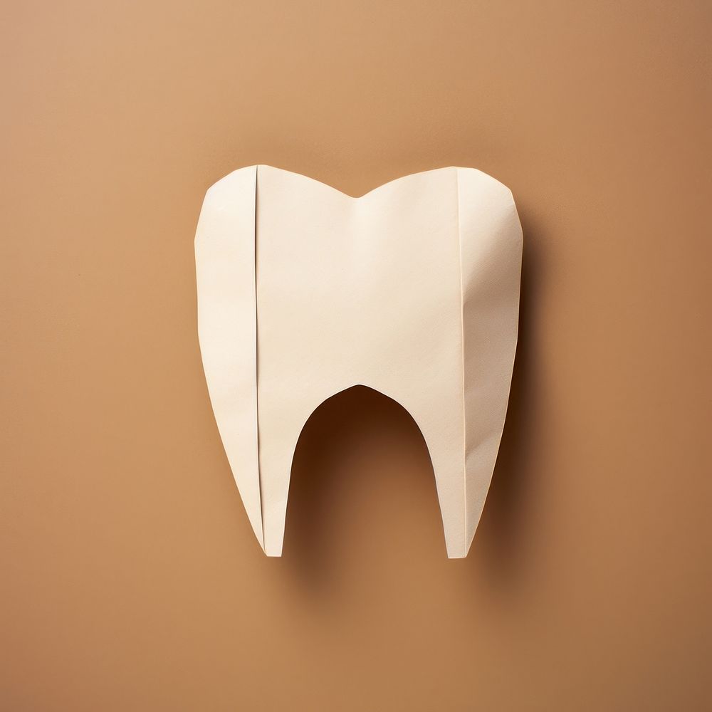 2D teeth symbol paper toothbrush furniture.