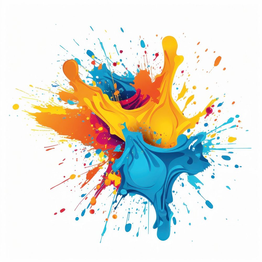 Paint splat backgrounds abstract painting.
