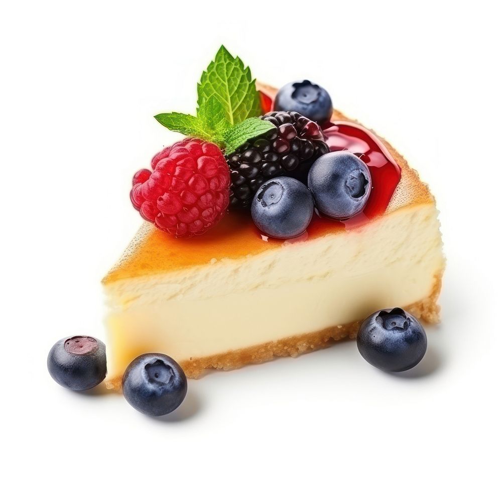 Cheesecake with fresh berries dessert berry fruit.