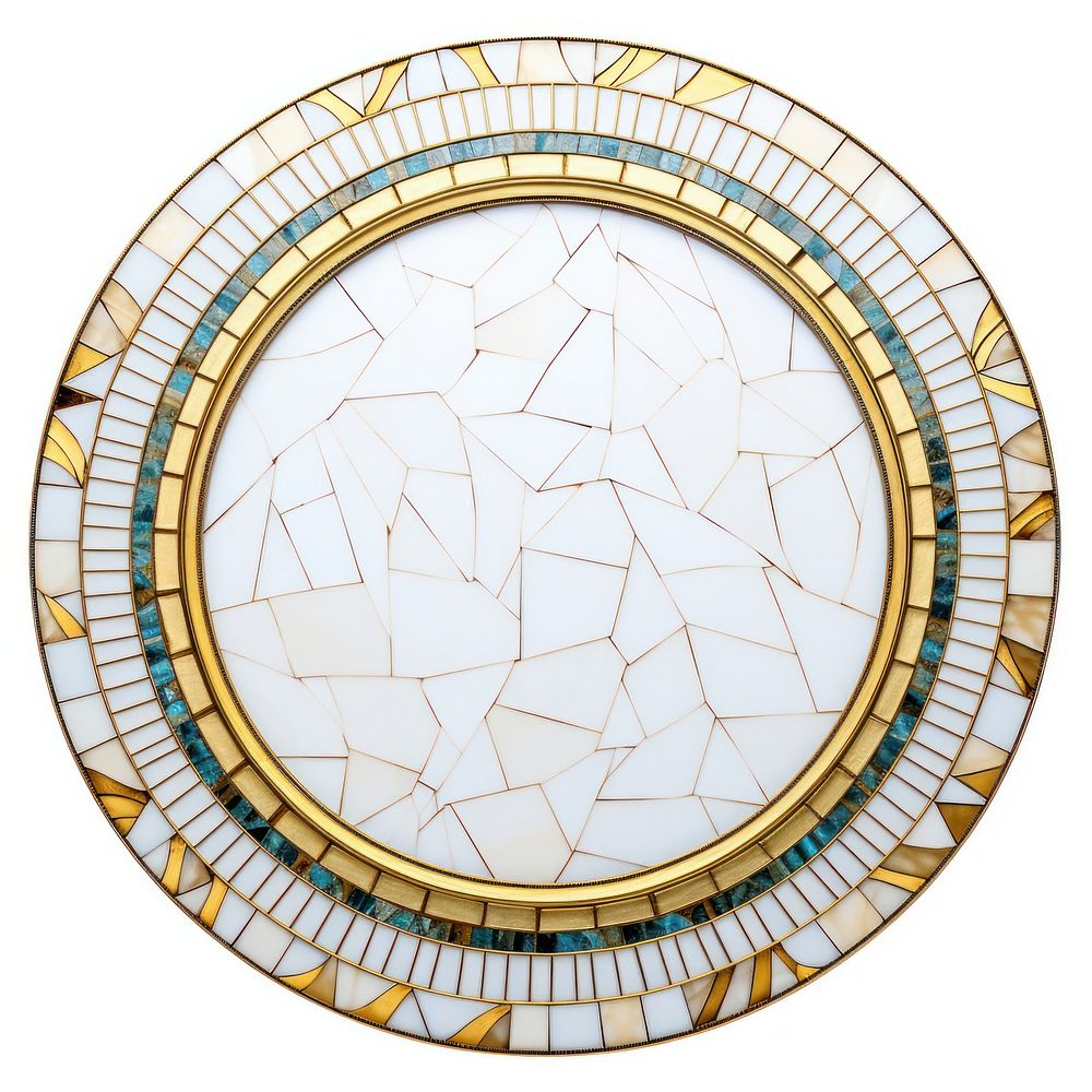 Circle sun art nouveau backgrounds mosaic glass.