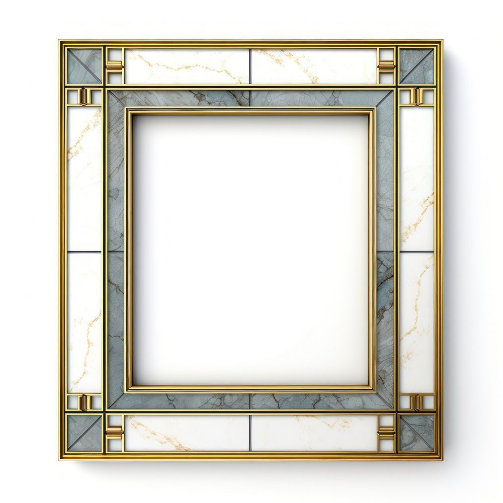 Rombus art nouveau backgrounds frame gold.