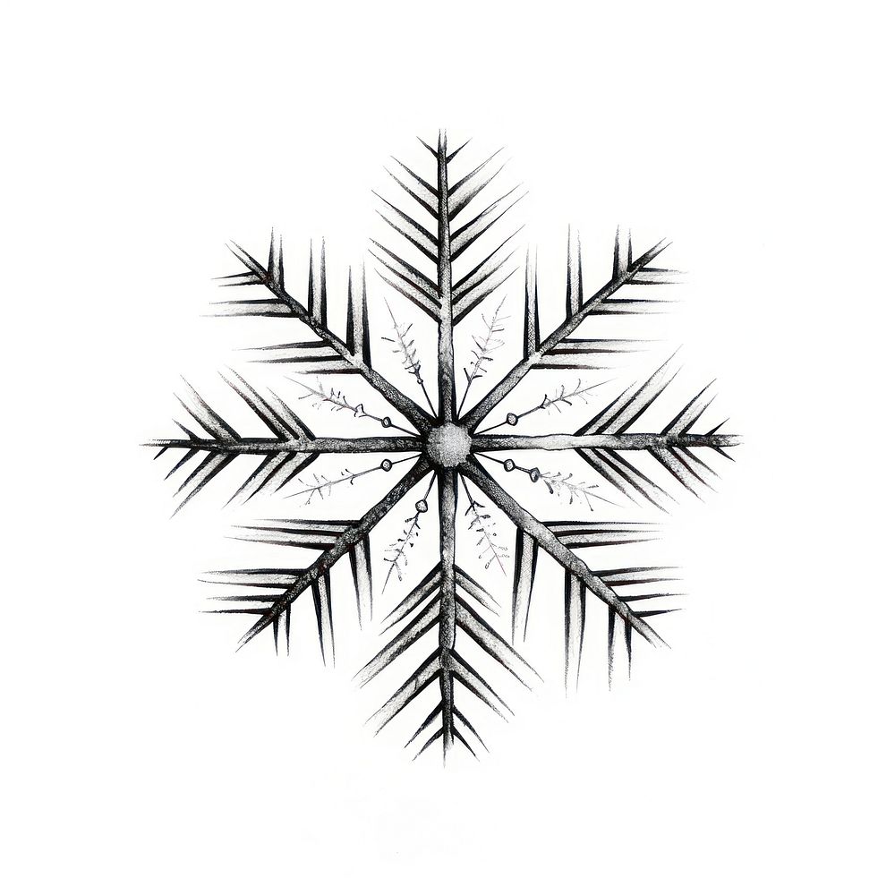 Snowflake drawing backgrounds sketch.