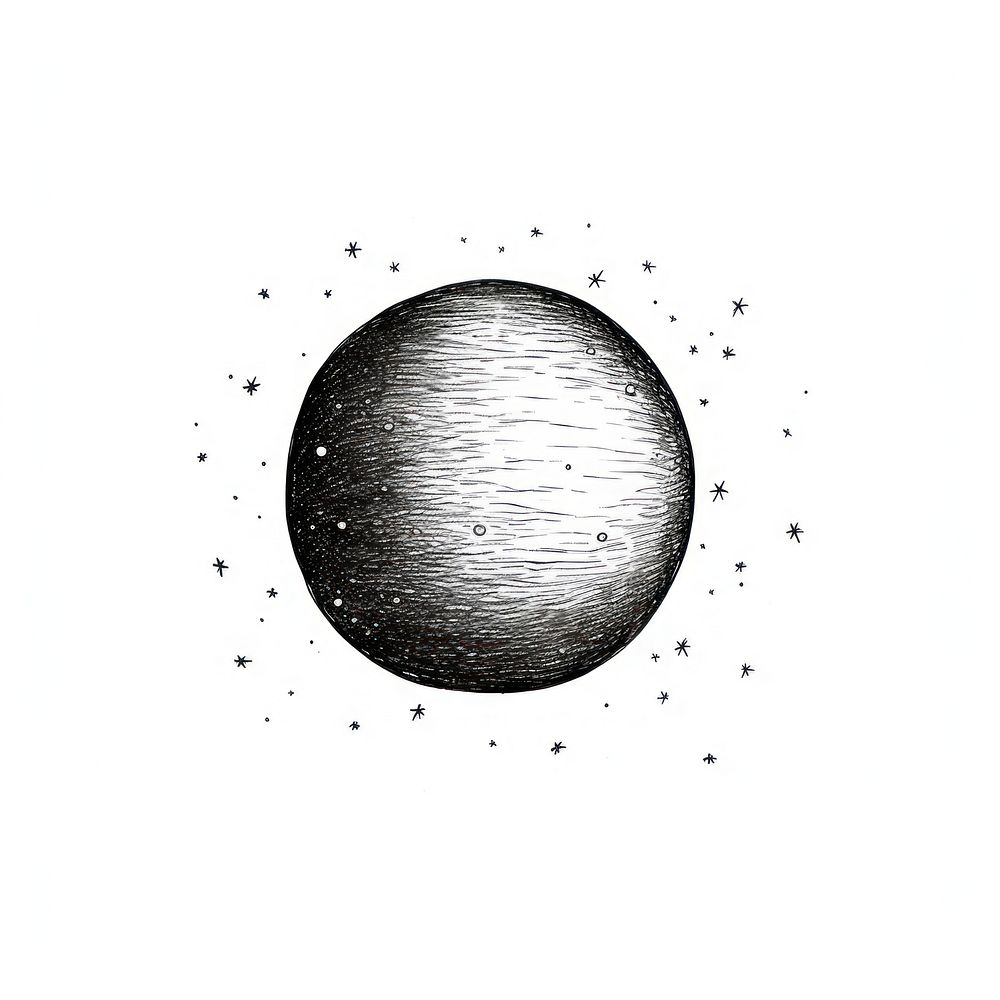 Orb astronomy drawing sphere.