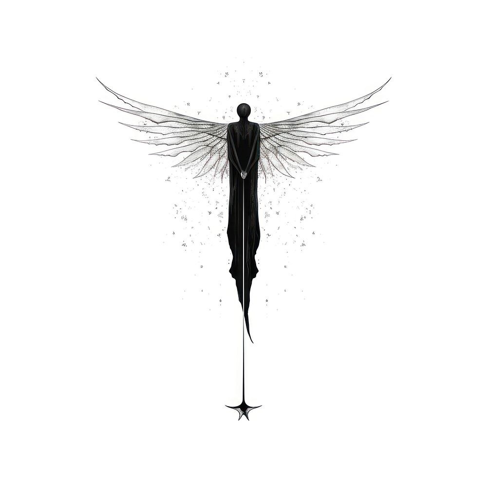 Angel Death drawing sketch symbol. | Premium Photo Illustration - rawpixel