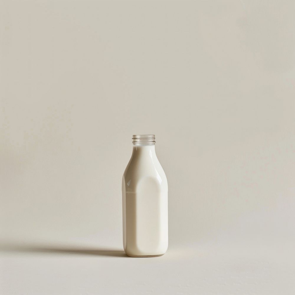 Milk dairy white white background.