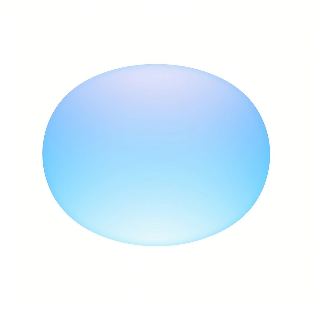 Oval shape gradient sphere blue oval.