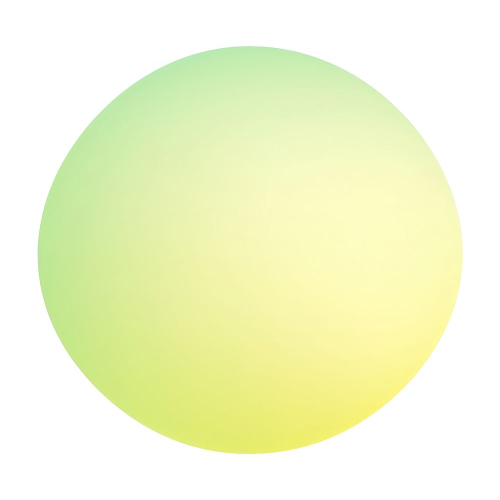 Oval shape gradient backgrounds sphere yellow.